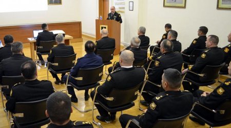 Azərbaycan Hərbi Dəniz Qüvvələrinin imkan və qabiliyyətinin inkişafı üzrə konfrans keçirilir - FOTO