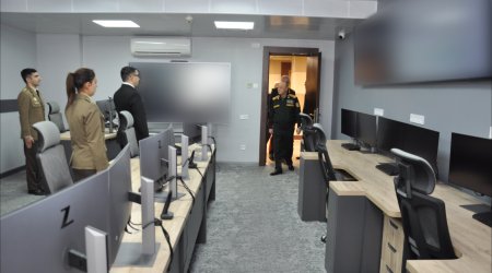 FHN-in Kibertəhlükəsizlik əməliyyatları və Rabitə mərkəzinin açılışı olub - FOTO/VİDEO