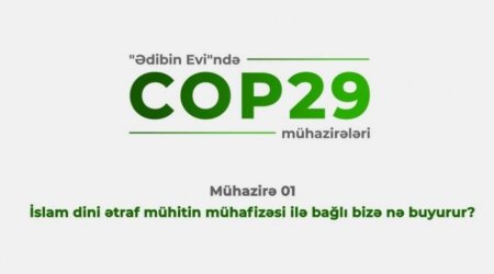 MEDİA-nın dəstəyi ilə “Ədibin Evi” Ədəbiyyata Dəstək Fondu “COP29 silsilə mühazirələri”nə başlayıb