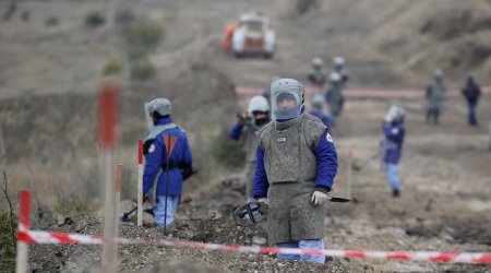 Ötən həftə Qarabağda aşkarlanan minaların SAYI 