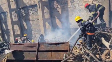 Bakıda zavod ərazisində YANĞIN – FOTO/VİDEO  