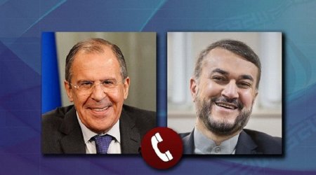 Lavrov Abdullahianla Yaxın Şərqdəki son vəziyyəti müzakirə edib