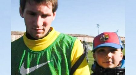 Musa Qurbanlının Messi ilə illər öncəki FOTOSU