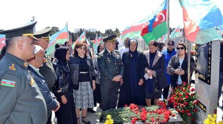 Şəhidlərin xatirəsi belə anıldı - FOTO