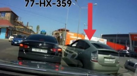 Bakıda “Prius” sürücüsü qadını vurub qaçdı - ANBAAN VİDEO 