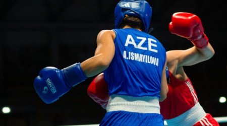 Boksçumuz erməni rəqibini məğlub edib 1/4 finala yüksəldi - FOTO