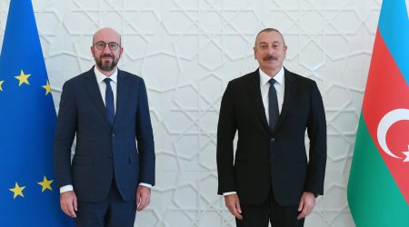 İlham Əliyev Şarl Mişeli COP29-a DƏVƏT EDİB - FOTO