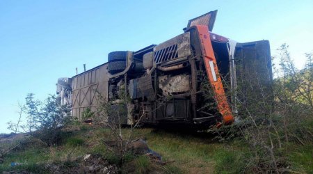 Qərbi Zəngəzurda İran avtobusunun aşması zamanı ölən və yaralıların sayı ARTIB