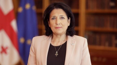 Gürcüstan prezidenti etirazçıları növbəti dəfə DƏSTƏKLƏDİ