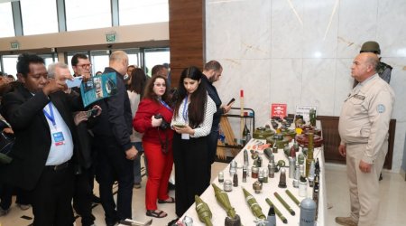 Ağdamda minalarla bağlı xüsusi sessiya işə başlayıb - 700 mötəbər qonaq iştirak edir