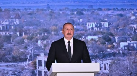 Prezident: “Şuşanın tarixi simasının bərpası istiqamətində fəal işlər gedir”