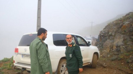 Helikopterin qəzaya düşdüyü yerdə SON VƏZİYYƏT – FOTO  