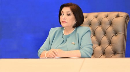 Sahibə Qafarova iranlı həmkarına başsağlığı verdi