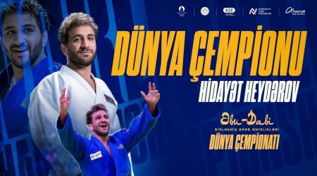 Azərbaycan cüdoçusu dünya çempionu OLDU - VİDEO