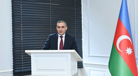 Qarabağ Universitetinin rektoru kollektivə təqdim olundu - FOTO