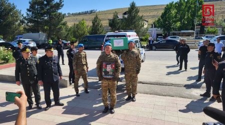 Birinci Qarabağ müharibəsi şəhidi Rza Əmrullayev Şabran Şəhidlər Xiyabanında dəfn edilib - FOTO/VİDEO 