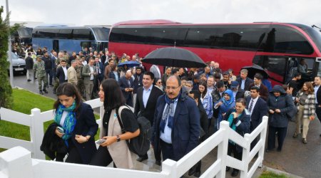 Xarici diplomatlar və hərbi attaşelərin Laçın şəhərinə səfəri başa çatdı – FOTO   