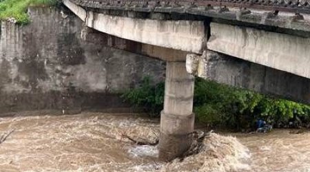 Ağstafa çayı Paşinyanın doğulduğu rayonda körpünü dağıtdı