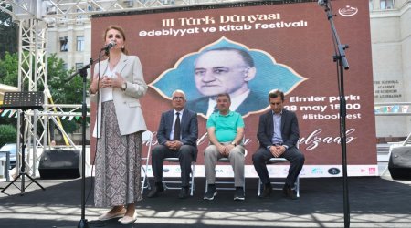 Kitab Festivalında Məhəmməd Əmin Rəsulzadənin 140 illiyi QEYD olunub - FOTO/VİDEO 