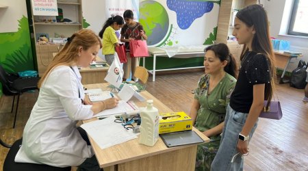 Füzuli, Zəngilan və Cəbrayılda uşaqların kompleks tibbi müayinəsi təşkil edilib - FOTO