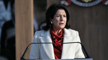 Salome Zurabişvili: “İnanıram ki, Gürcüstan-Azərbaycan arasında tərəfdaşlıq daha da möhkəmlənəcək”