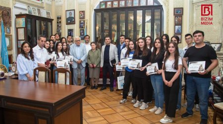 III Türk Dünyası Ədəbiyyat və Kitab Festivalının təşkilatçılarına TÜRKSOY-un mükafatları TƏQDİM OLUNDU – FOTO 