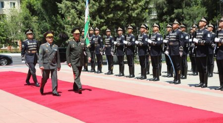 Azərbaycan Ordusunun Baş Qərargah rəisi Özbəkistanda rəsmi səfərdədir - FOTO