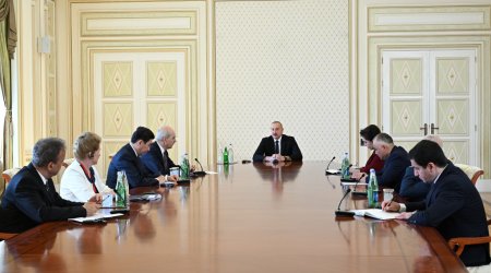 Prezident TÜRKPA-nın nümayəndə heyətini qəbul etdi - FOTO/VİDEO