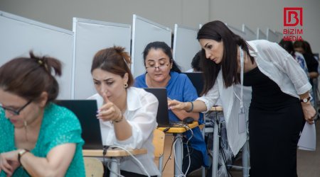 Ötən gün sertifikatlaşdırma imtahanında 38 müəllim maksimum bal toplayıb - SİYAHI