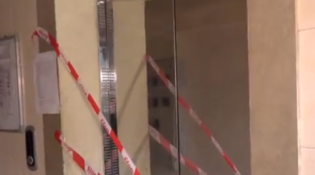 Qırılan lift qəzalı imiş – VİDEO  