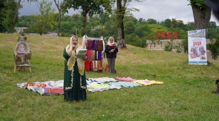 Şuşada ilk dəfə Kəlağayı festivalı keçirildi - FOTO