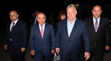 Macarıstanın Baş naziri Viktor Orban Azərbaycana səfərə gəlib - FOTO