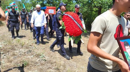 Birinci Qarabağ müharibəsinin daha bir şəhidi Qubada torpağa tapşırıldı – FOTO/VİDEO 