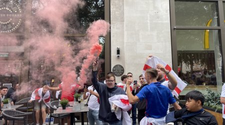 İngilislərin Avropa çempionatı coşğusu - FOTO