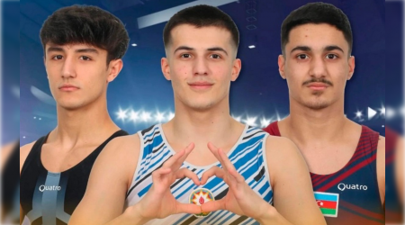 Gimnastlarımız Portuqaliyada 8 medal qazandılar - FOTO