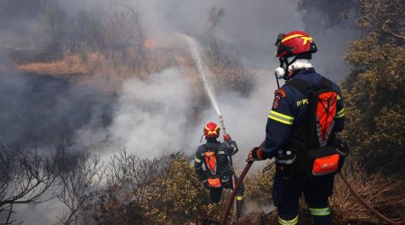 Yunanıstanda 68 yerdə meşə yanğını BAŞ VERDİ