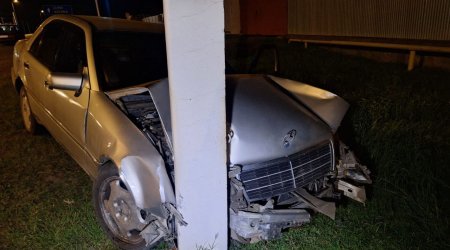Lənkəranda ağır qəza: 3 nəfər xəsarət aldı - FOTO