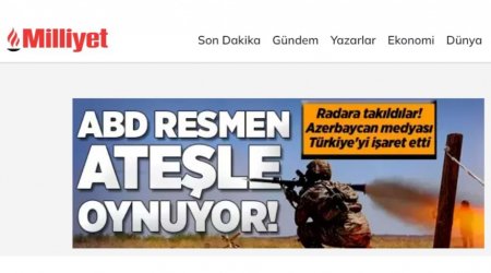 Türkiyə mediası: "ABŞ atəşlə oynayır! Amerika hərbçiləri Ermənistandadır"