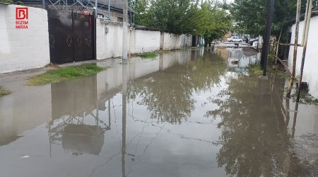 Kürdəmirdə leysan fəsadlar törətdi, küçələri su basdı – FOTO/VİDEO 