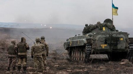 Ukrayna ordusunun bölüklərindən biri Rusiyaya təslim oldu - VİDEO