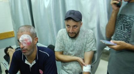 &ldquo;TRT&rdquo;nin əməkdaşları Qəzzada yaralandı - FOTO