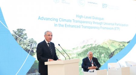 COP29 Sədrliyinin təşəbbüsü ilə İqlim Şəffaflığı üzrə Yüksək Səviyyəli Dialoq keçirilib - FOTO