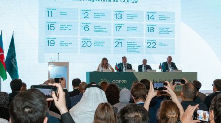 COP29 Azərbaycan Sədrliyinin ikinci brifinqi keçirildi – FOTO