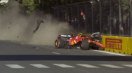 “Formula 1”də ağır qəza - FOTO