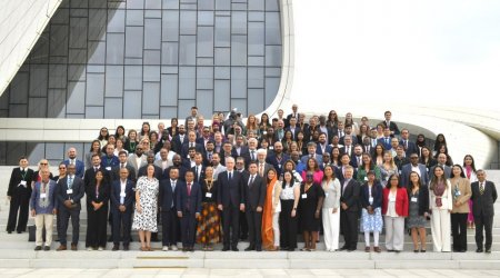 İqlim dəyişikliyi ilə mübarizəyə dəstək üçün yaradılmış beynəlxalq Fondun 3-cü iclası işə BAŞLAYIB - FOTO