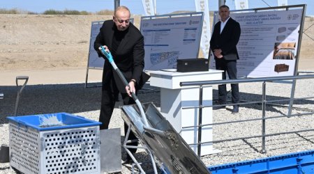 Cəbrayılda Litvanın “Dominari” şirkətinin mebel klasterinin təməli qoyulub - FOTO