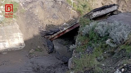 Xınalıq yolundakı körpü niyə bərpa edilmir? – RƏSMİ AÇIQLAMA/FOTO