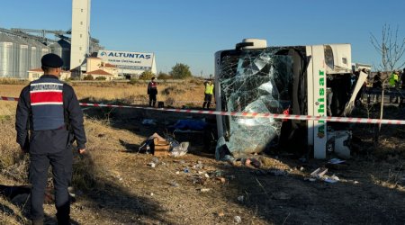 Türkiyədə avtobus aşdı: 6 ölü, 36 yaralı – ANBAAN VİDEO