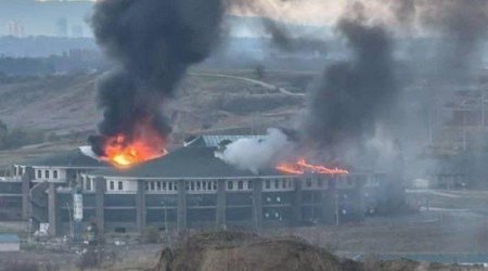 Çeçenistanda hərbi məktəbə dronla hücum oldu