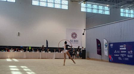 Bədii gimnastımız Gimnaziadada qızıl medal qazandı